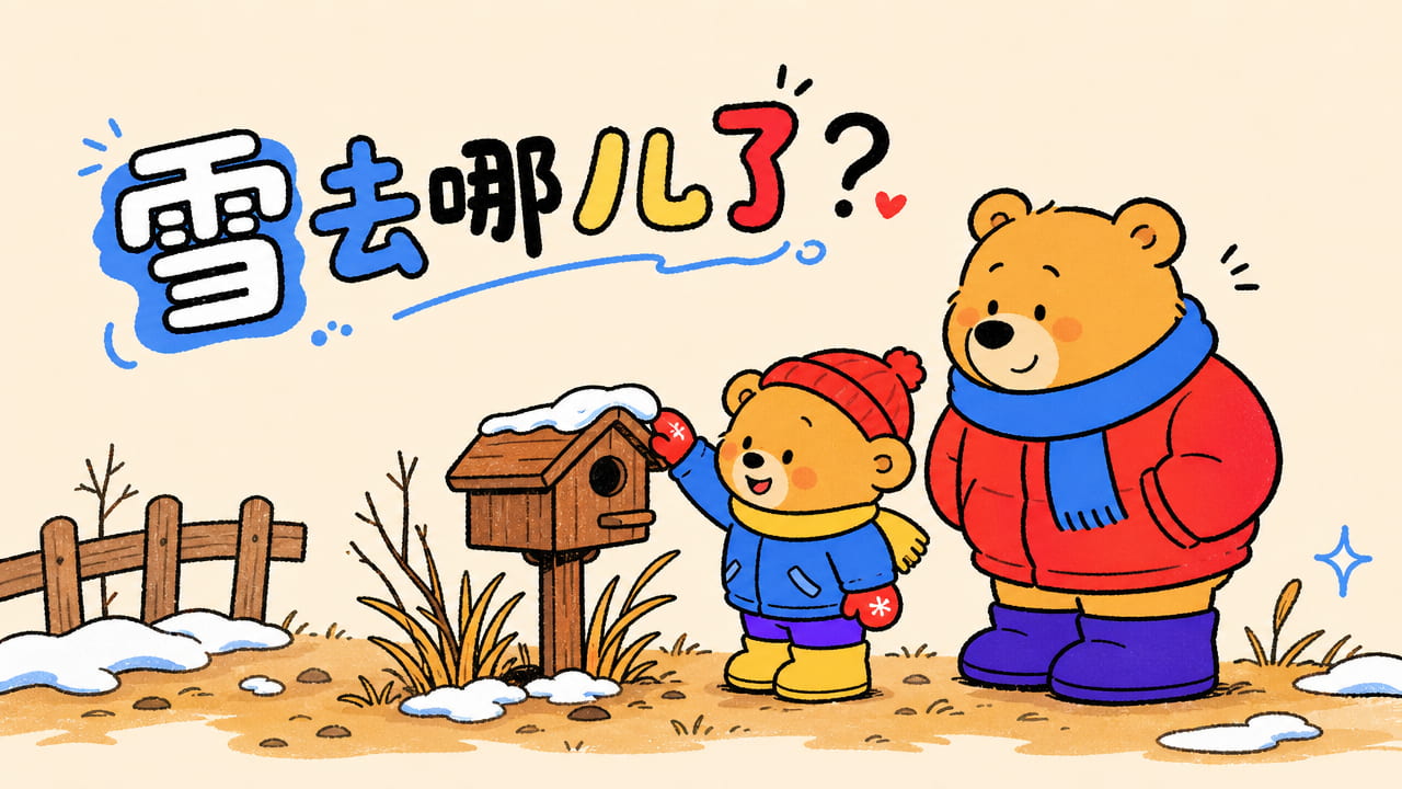 雪化了