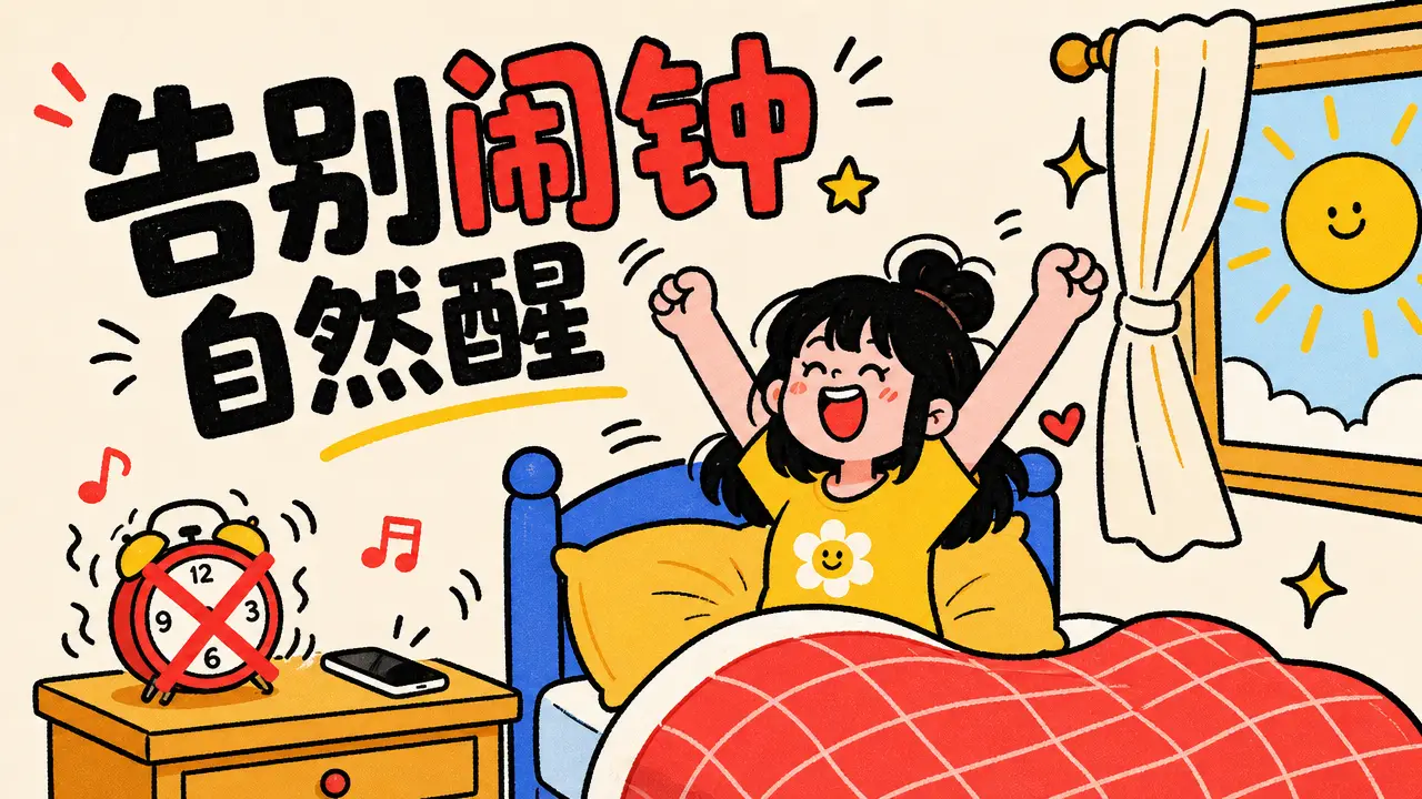 不用闹钟，也能自然醒来