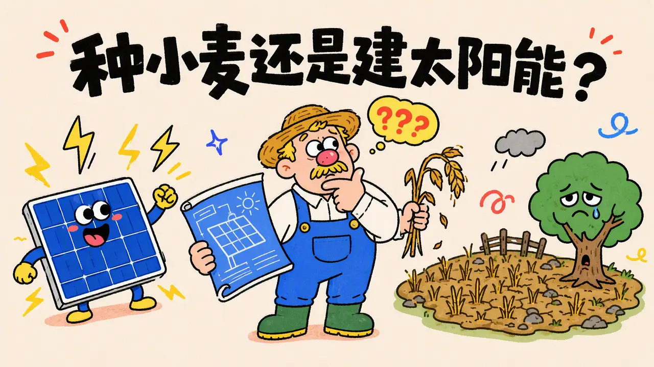 农民的地，用来种电