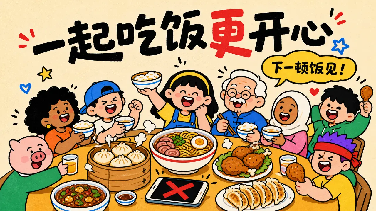 一起吃饭的好处