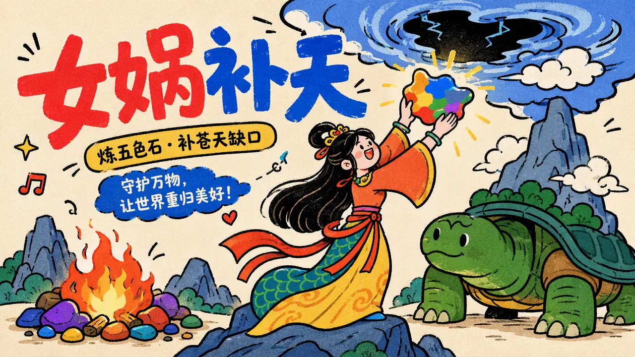 女娲补天的故事
