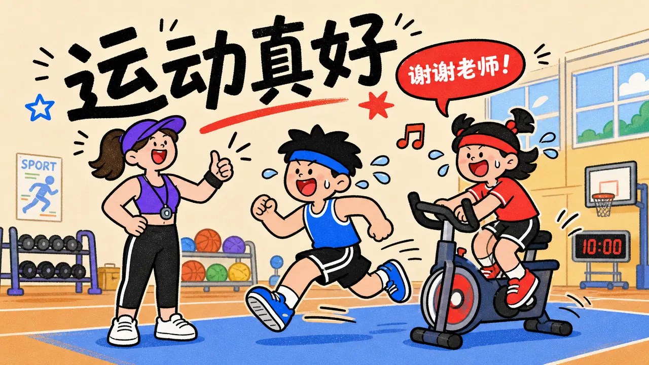 第一次去健身房