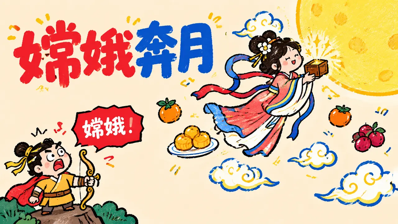 嫦娥奔月的故事