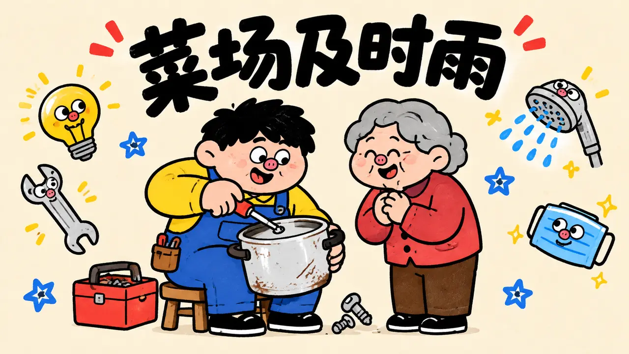 菜场里的热心师傅