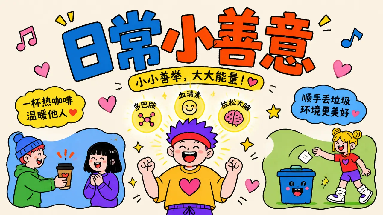 小小的善举，让大脑更快乐