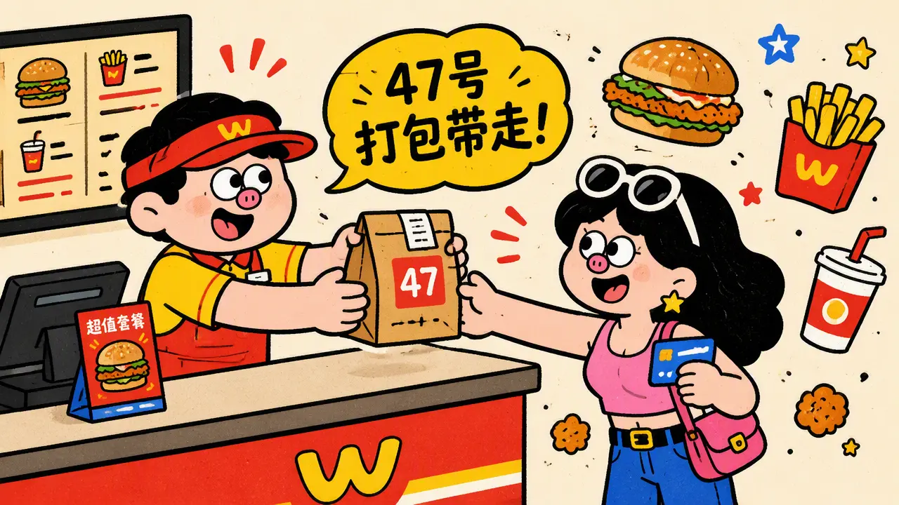 在肯德基点餐