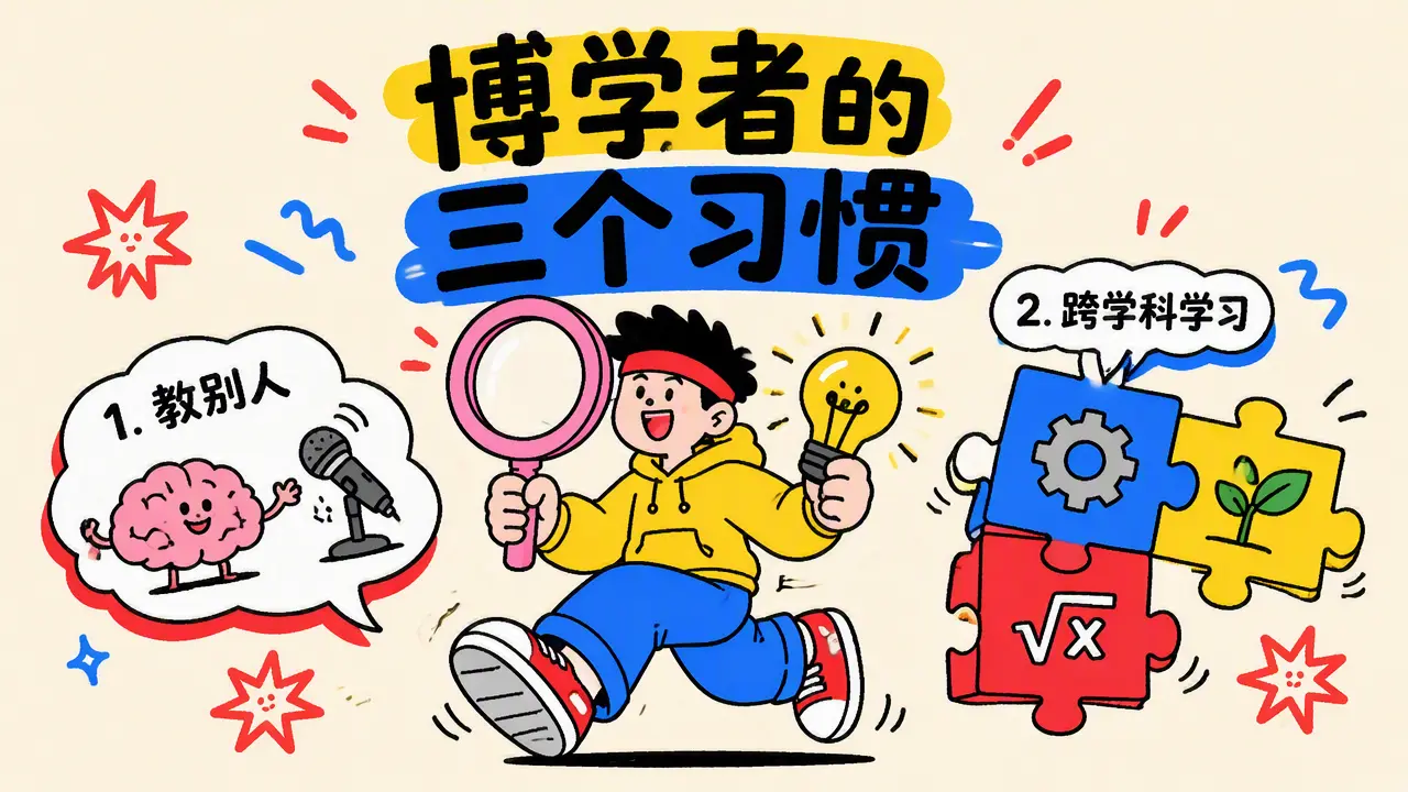 博学的人有三个好习惯