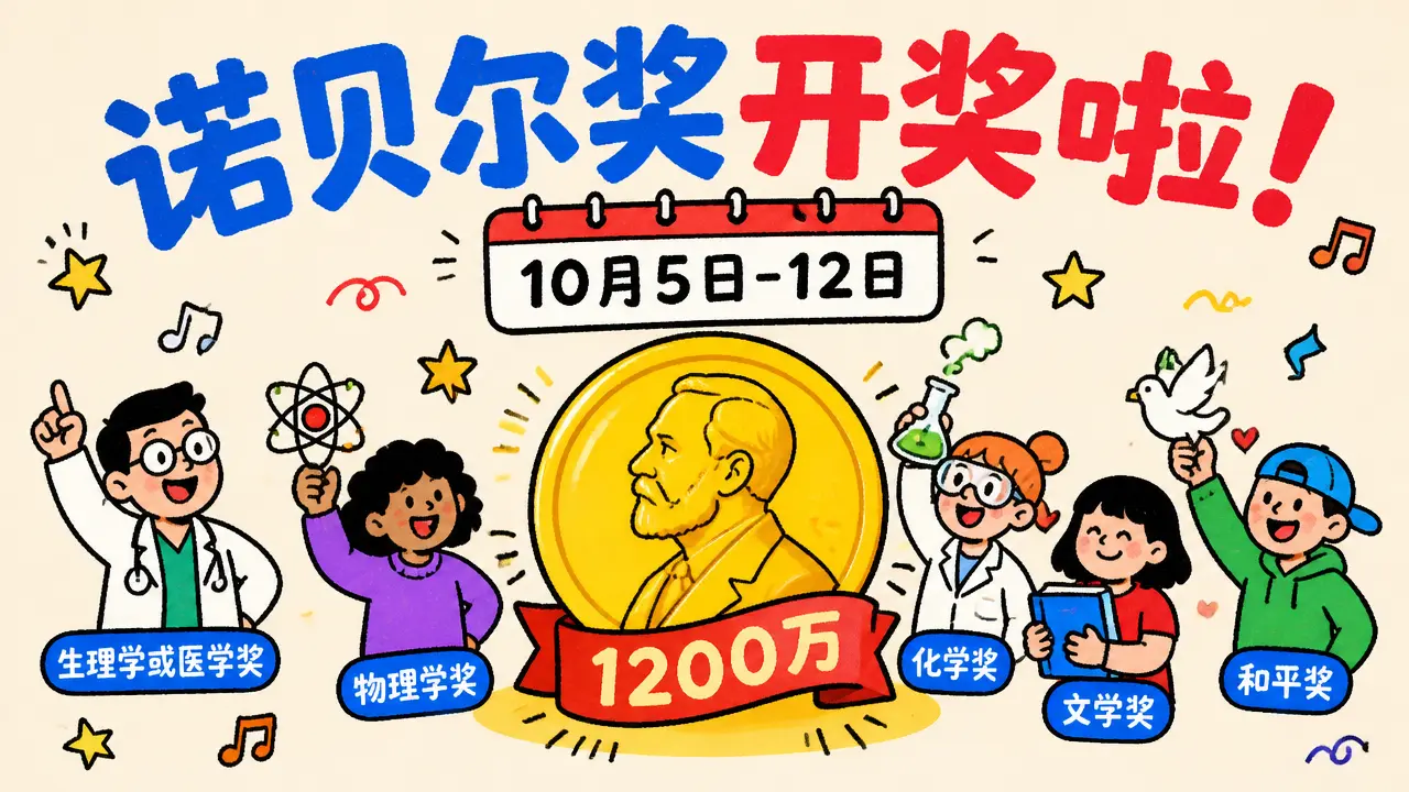 2025年诺贝尔奖公布时间与奖金提高