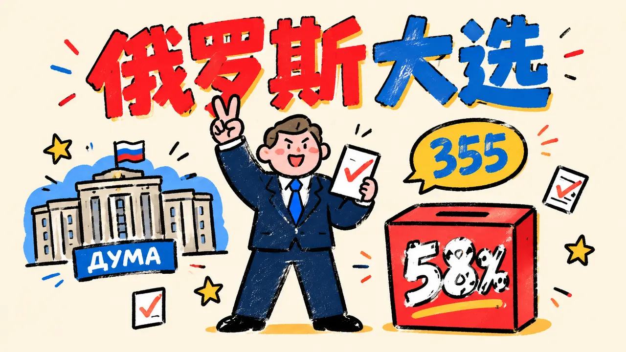 俄罗斯选举：普京的党赢了