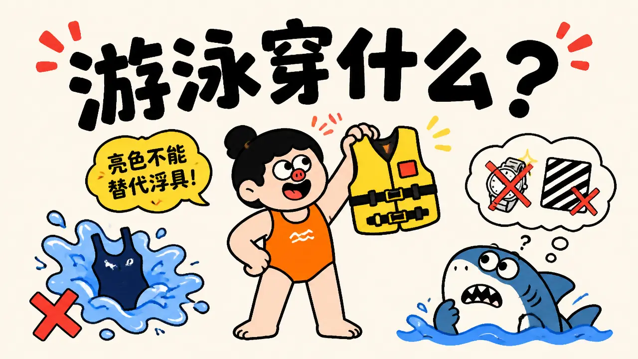 泳衣颜色与水上安全