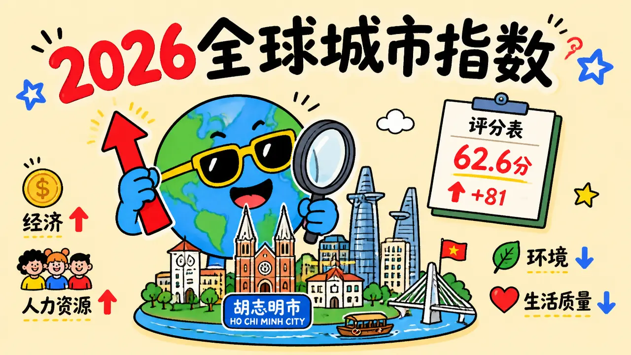 胡志明市全球排名上升