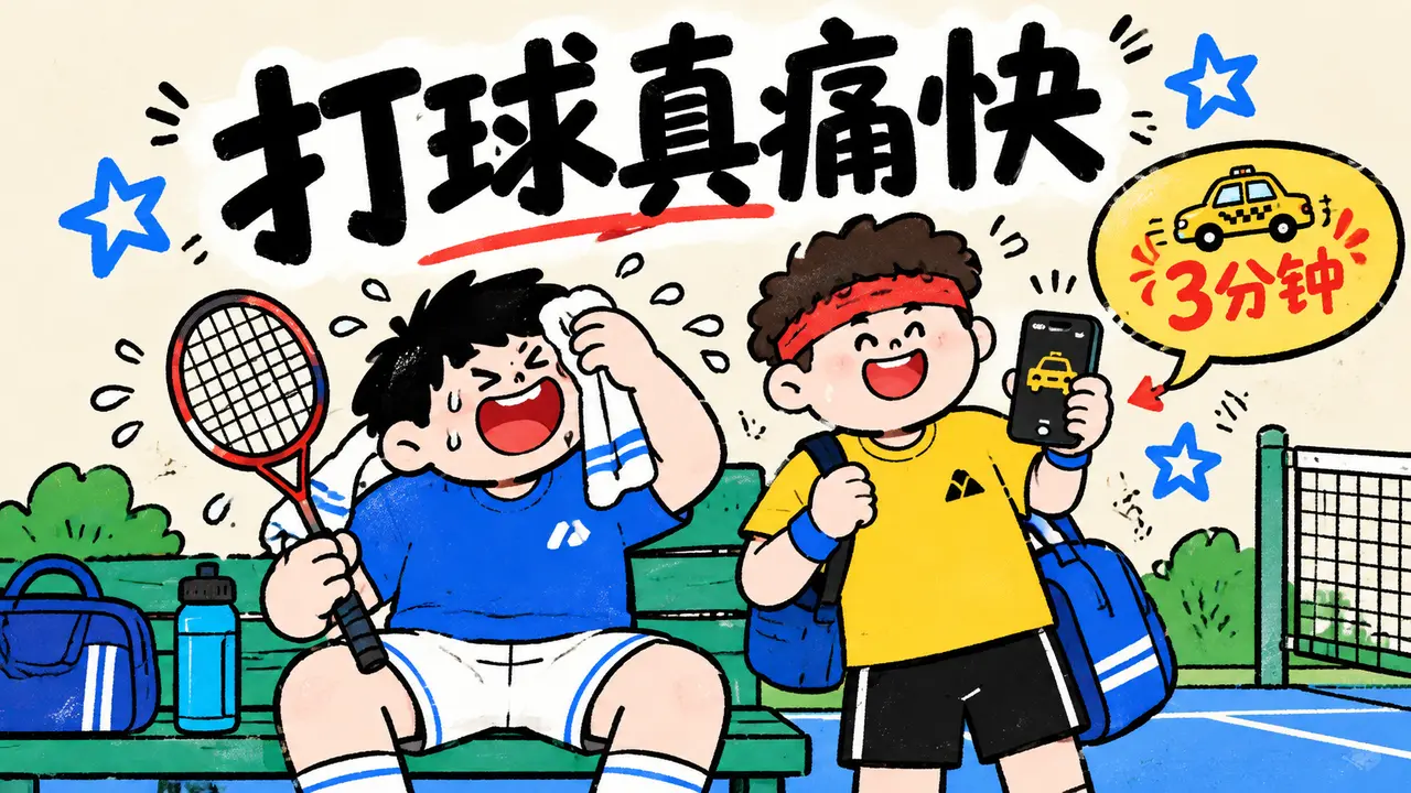 打完球一起回家
