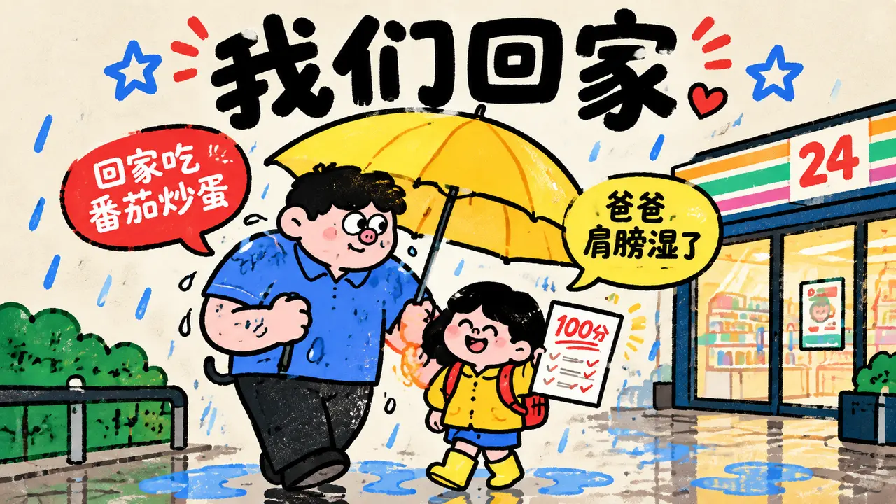 下雨了没带伞