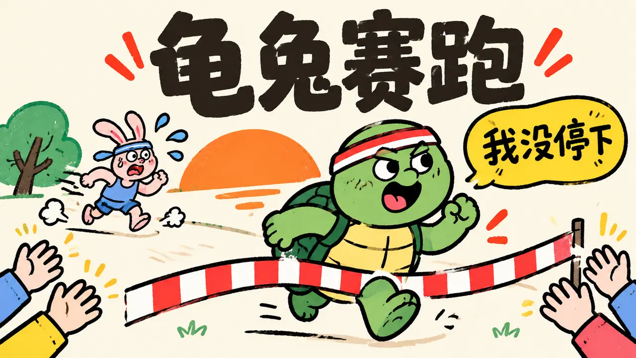 乌龟和兔子比赛